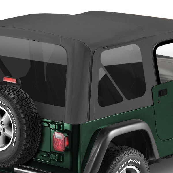 Rugged Ridge® - XHD Replacement Black Diamond Soft Top With Door Skins