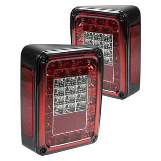 Rugged Ridge® - Black LED Tail Lights