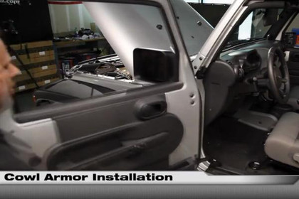 Rugged Ridge® - Cowl Body Armor Installation