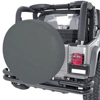Rugged Ridge® 12804.35 - 35"-36" Black Diamond Spare Tire Cover