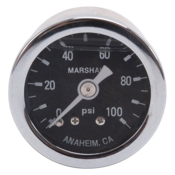 Russell® - 1-1/2" Liquid Filled Fuel Pressure Gauge, 100 PSI