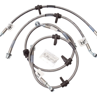 Russell® - Braided Stainless Steel Rear Brake Hose Kit