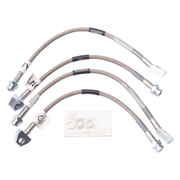 Russell® Chevy Corvette 1986 Braided Stainless Steel Brake Hose Kit