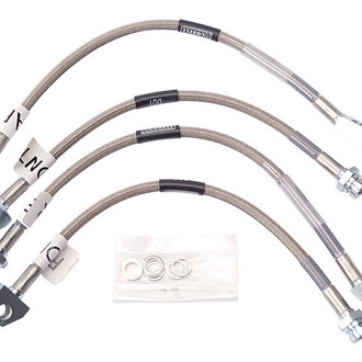 Russell® - Braided Stainless Steel Front Brake Hose Kit