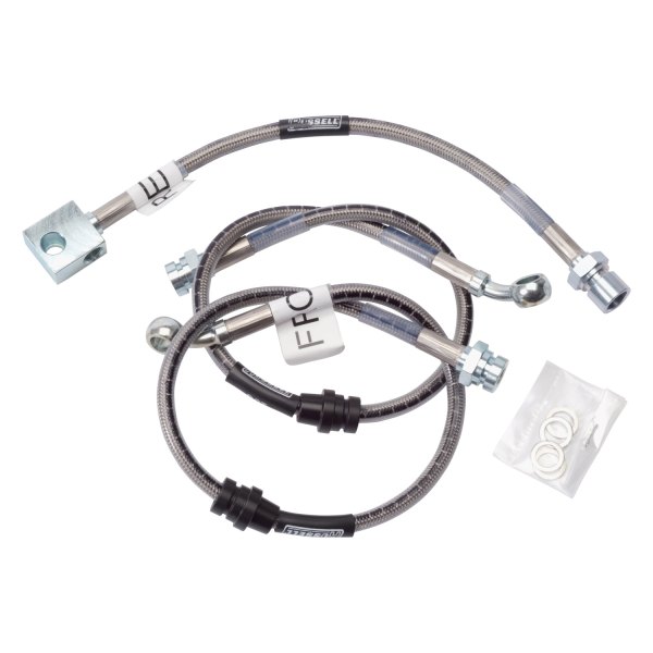 Russell® - Braided Stainless Steel Front Brake Hose Kit