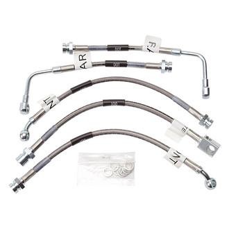Russell® - Braided Stainless Steel Front Brake Hose Kit