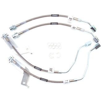Russell® - Braided Stainless Steel Rear Brake Hose Kit