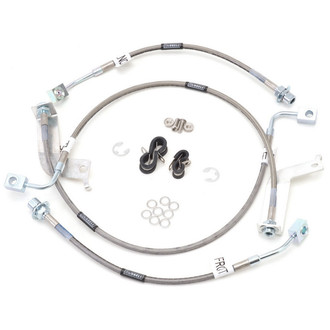 Russell® - Braided Stainless Steel Front Brake Hose Kit