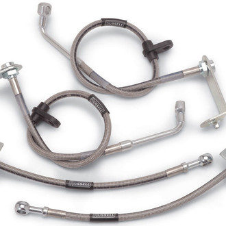 Russell® - Braided Stainless Steel Front Brake Hose Kit
