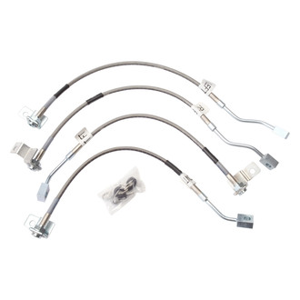 Russell® - Braided Stainless Steel Rear Brake Hose Kit