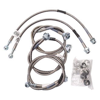 Russell® - Braided Stainless Steel Rear Brake Hose Kit