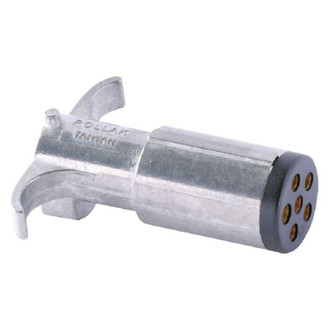 RV Designer® - Die-Cast Metal 6-Way Trailer Connector Plug