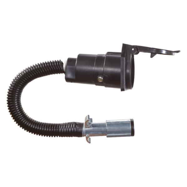 RV Designer® - 6-Way Round Plug to 7-Way Trailer Socket Harness Adapter