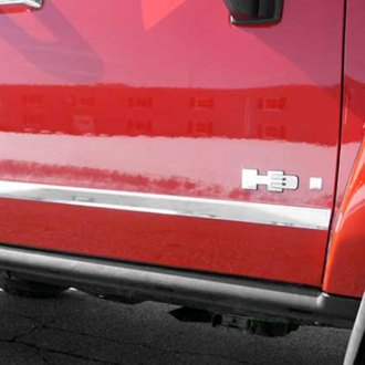 4Pc Chrome Window Sill Trim Overlay Stainless Steel for 2005-2010 Hummer H3