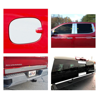 SAA® - 4-Pc Chrome Tailgate Trim Kit