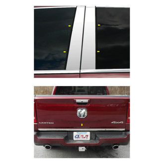 SAA® - 2-Pc Chrome Tailgate Trim Kit