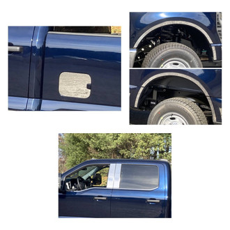 SAA® - 3-Pc Chrome Fender Trim Kit