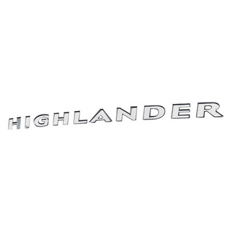 SAA® - "Highlander" Polished License Plate Emblem