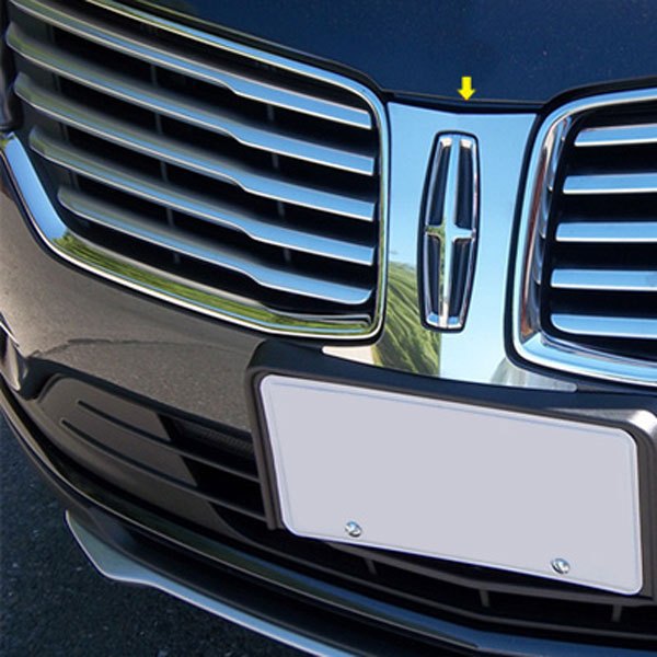SAA® - 1-Pc Polished Bumper Grille Surround Accent Trim