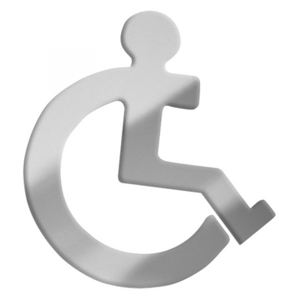 SAA® - "Handicap Symbol" Polished Decals