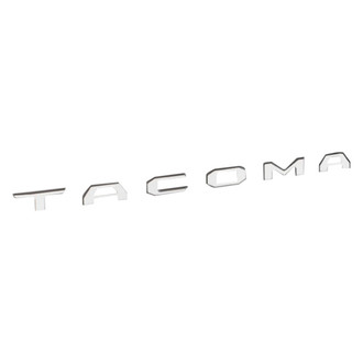 SAA® - "Tacoma" Polished Tailgate Lettering