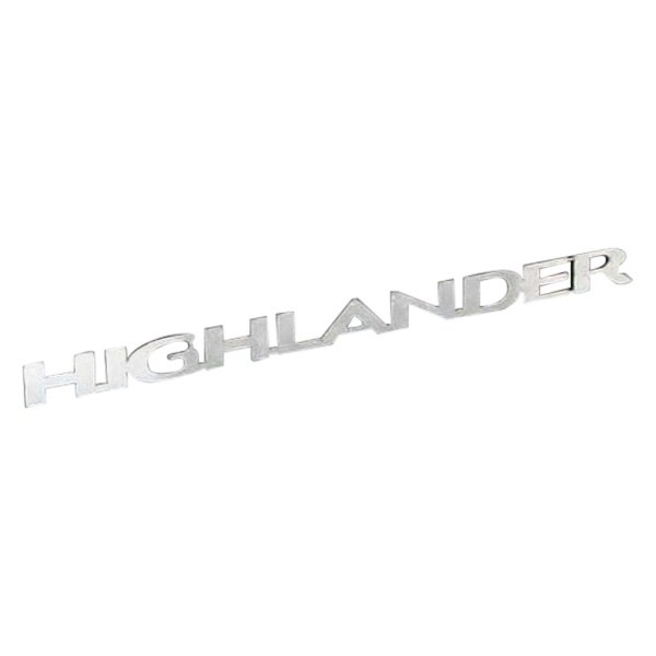 SAA® - "Highlander" Polished Trunk Lid Emblems
