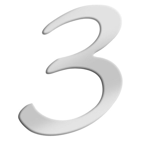 SAA® - Polished Number "3"