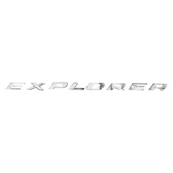 SAA® - "EXPLORER" Polished Rear Hatch Lettering