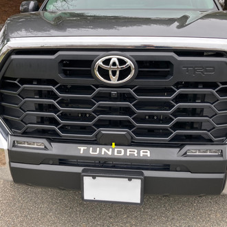 SAA® - "Tundra" Polished Front Bumper Letter Inserts