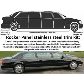 SAA® - L-Type Polished Rocker Panel Covers
