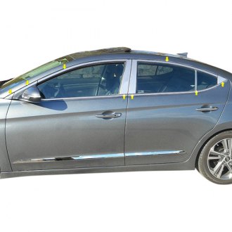 Hyundai Elantra Chrome Window Trim – CARiD.com