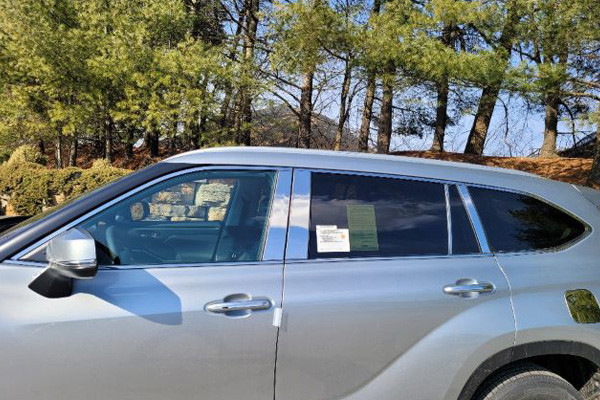 Chrome Side Mirror & Door Handle Covers For 2001-2007 Toyota Highlander – Easy Peel & Stick Trim Upgrade