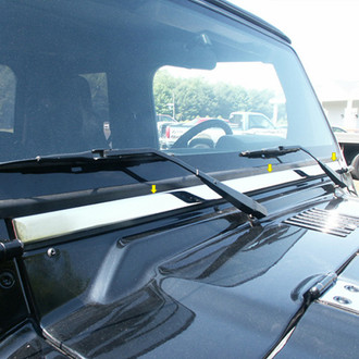 SAA® - Polished Lower Windshield Trim