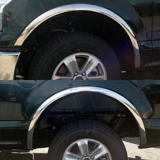 SAA® - Polished Lock Tab and Screws Fender Trim