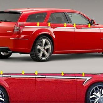 SAA® - I-Type Polished Body Side Moldings