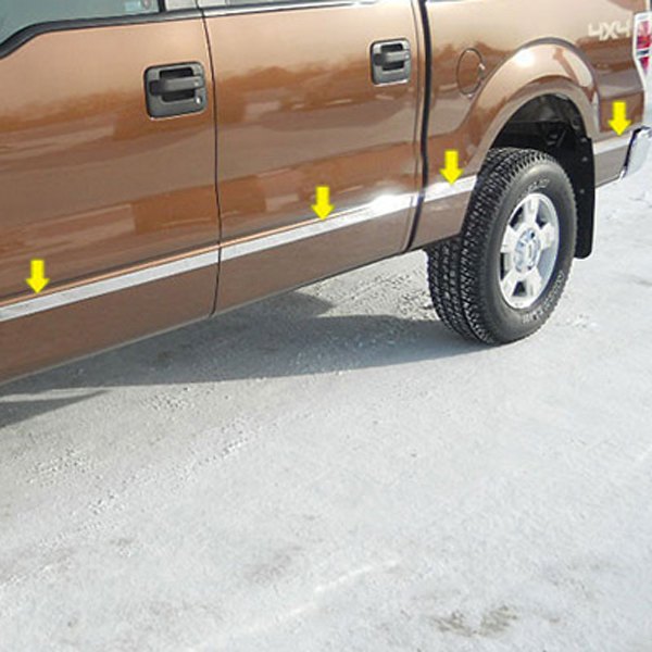 SAA® - Polished I-Type Body Side Moldings