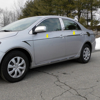 SAA® - I-Type Polished Body Side Moldings