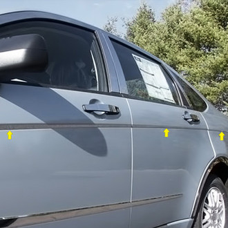 SAA® - I-Type Polished Body Side Moldings