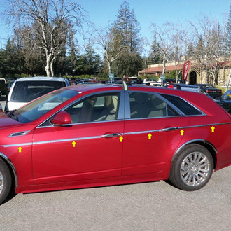 SAA® - I-Type Polished Body Side Moldings