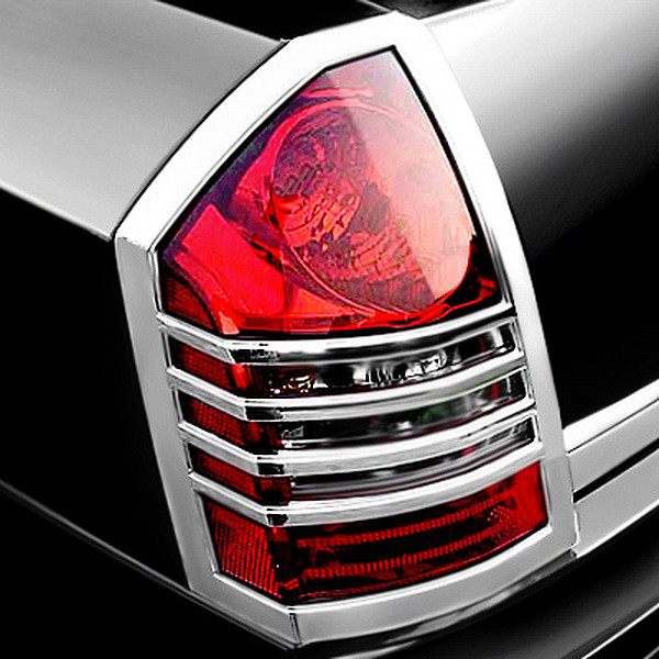 QAA Polished Stainless Steel Front Bumper Cap Trim For Chrysler 300 (2005-2010) – 2-Piece Set, Chrome Finish