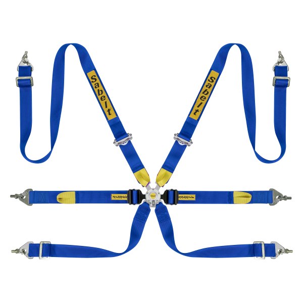  Sabelt® - Enduro Gold Series Seat Belt, Pull Down Lap Belts, Blue
