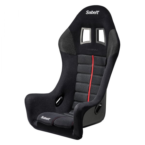 Sabelt® - Titan Series Black Racing Seat, L Size