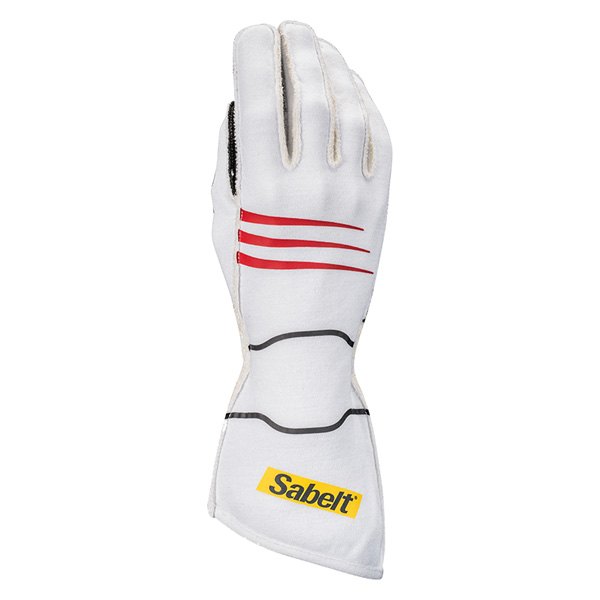 Sabelt® - White X-Small (08 EU) Race Gloves