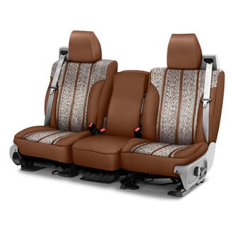 Saddleman® - Saddle Blanket 2nd Row Brown Custom Seat Covers