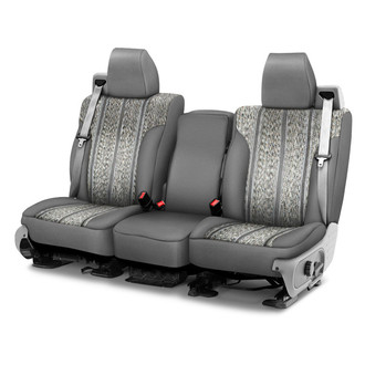 Saddleman® - Saddle Blanket 2nd Row Gray Custom Seat Covers