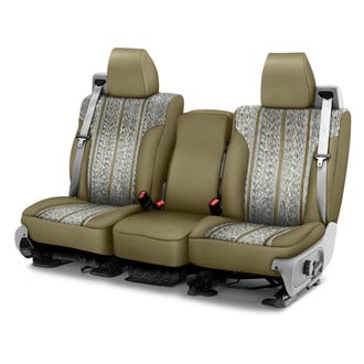 Saddleman® - Saddle Blanket 2nd Row Tan Custom Seat Covers
