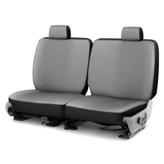 Saddleman® - Leatherette 2nd Row Gray Custom Seat Covers