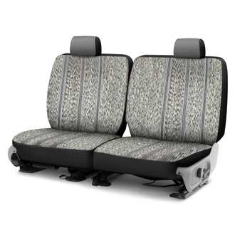 Saddleman® - Saddle Blanket 2nd Row Gray Custom Seat Covers