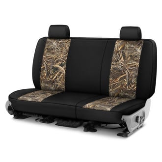Saddleman® - Realtree™ Camo 2nd Row Max5 with Black Custom Seat Covers