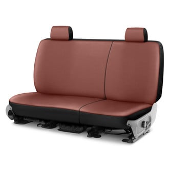 Saddleman® - Leatherette 1st Row Brown Custom Seat Covers